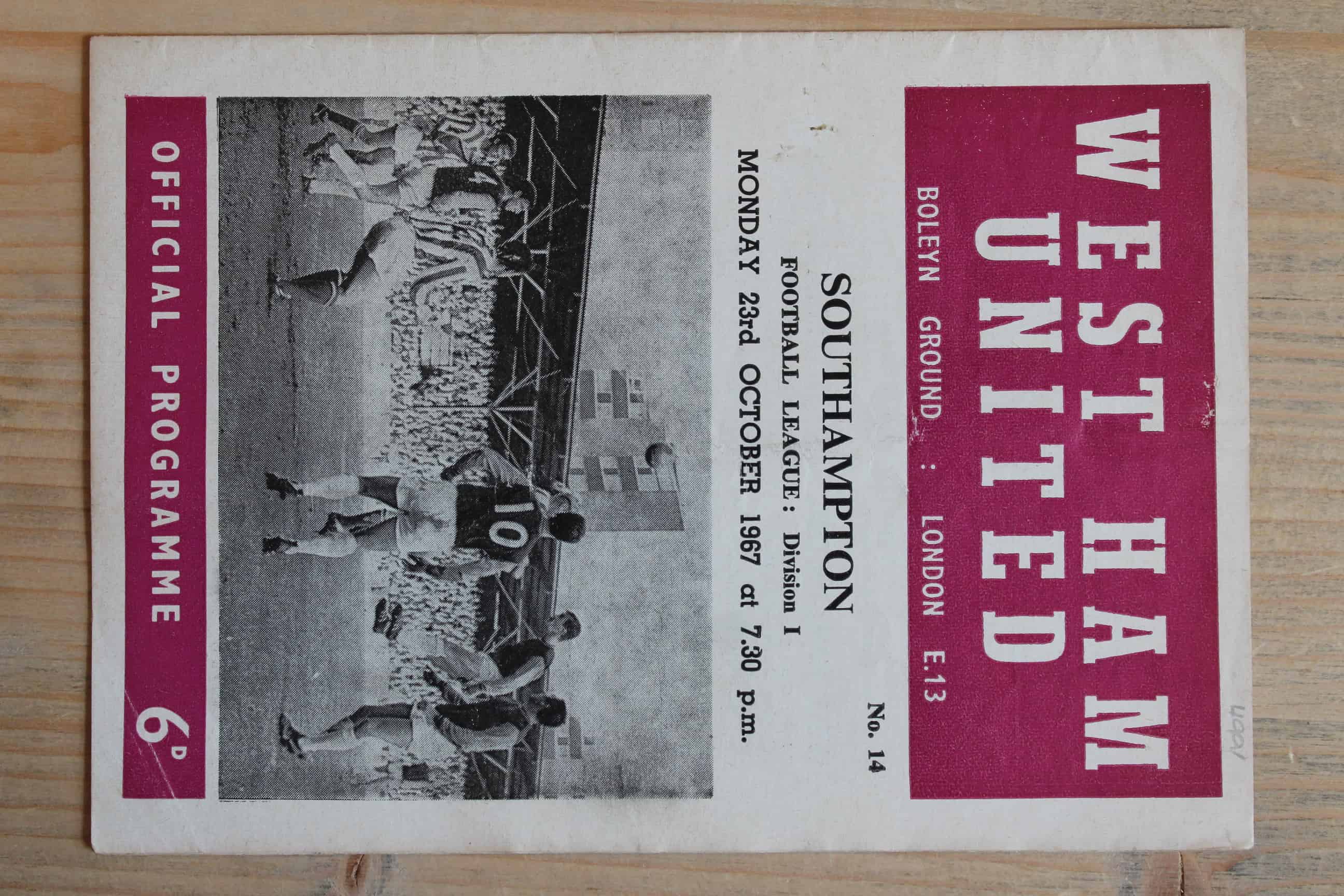 West Ham United FC v Southampton FC